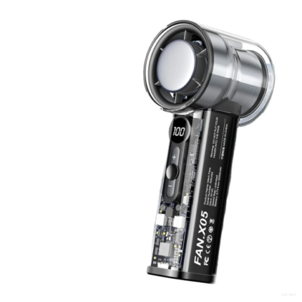 X05 Handheld High-Speed Turbo Cooling Fan – 3000mAh Rechargeable Battery